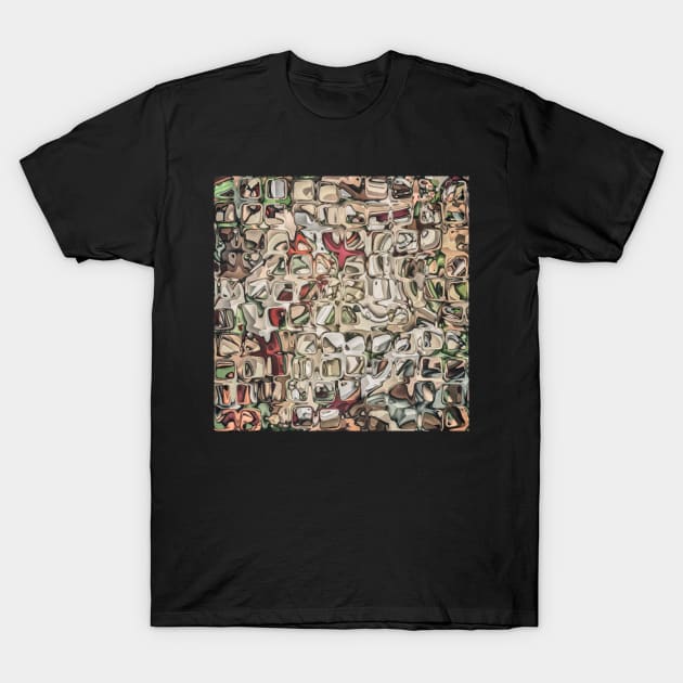 Chaos and Texture T-Shirt by perkinsdesigns